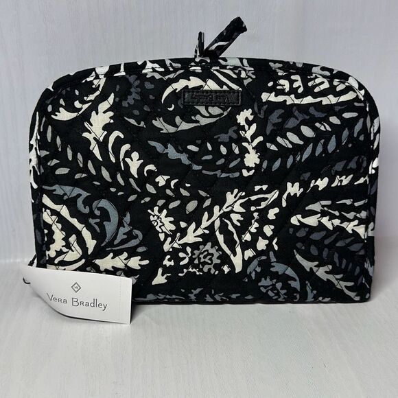 Vera Bradley Medium Travel Organizer Bag Paisley Noir 25582-P70 - Picture 1 of 11